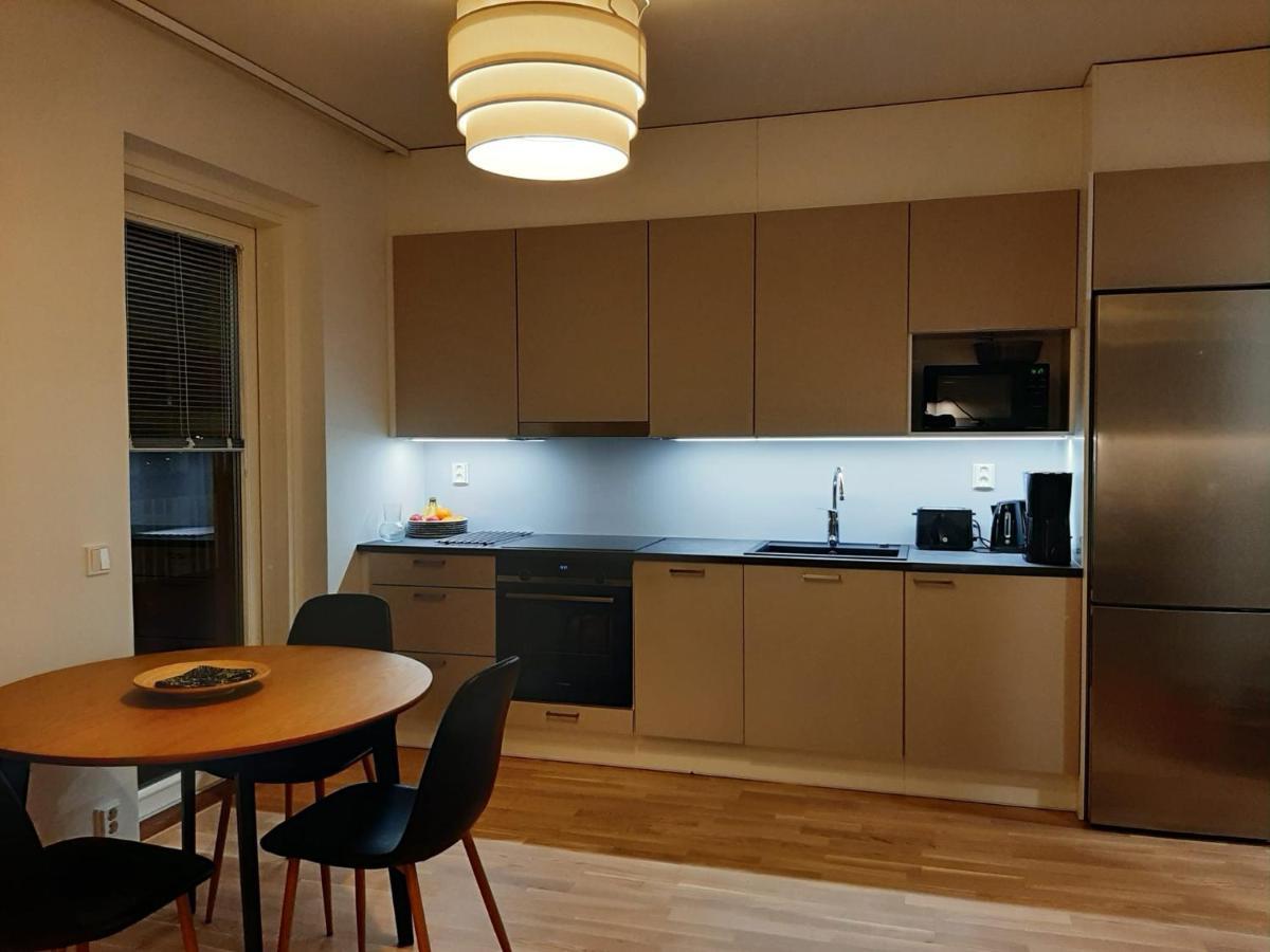 Premium Kaksio Rauman Keskustassa, Parveke Ja Sauna Eksteriør billede